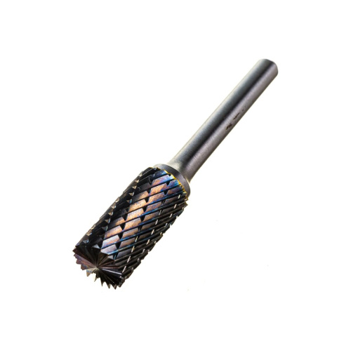 Твердосплавная борфреза тип B цилиндрическая с зубчатым торцом MESSER B1225M06 д. 12 мм