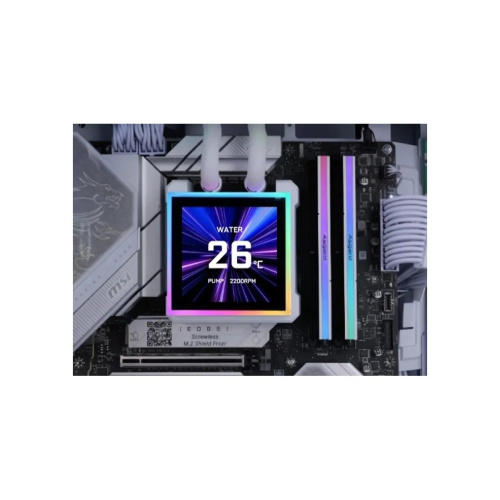 СВО Lian Li HydroShift II LCD-S 360N (GHS2LCDS36NW White) (G89.GHS2LCDS36NW.R0) / 3.4" IPS LCD / W/O Fans