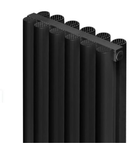 Алюминиевый радиатор отопления Stout SRA-3120-18000706 Anteprima 1800 6 секций черный