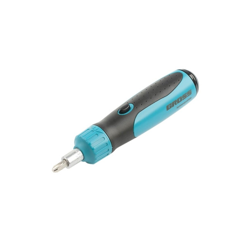 Отвертка реверсивная GROSS 11611, механизм SmartPush, 12шт, S2