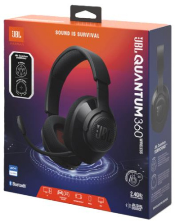 Беспроводные наушники JBL Quantum 360 черный