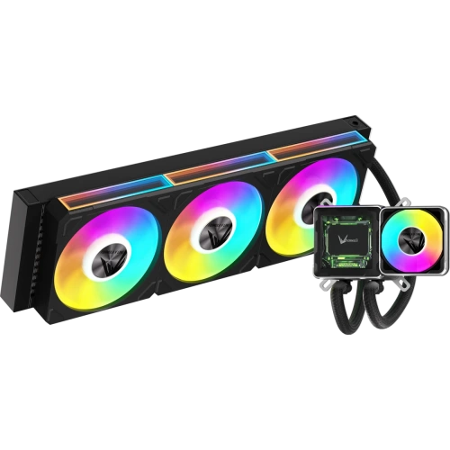 СВО Formula V Line Cryo Wing Digi 360 BK, 360mm, LCD 2.73", 3x120mm, ARGB fans, LGA115X/1200/1700/1851/1366/2011/2066, AM3/AM4