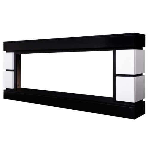 Портал каминный из МДФ линейный RealFlame Denver 50 черный матовый, чёрный, под очаг Saphir 50