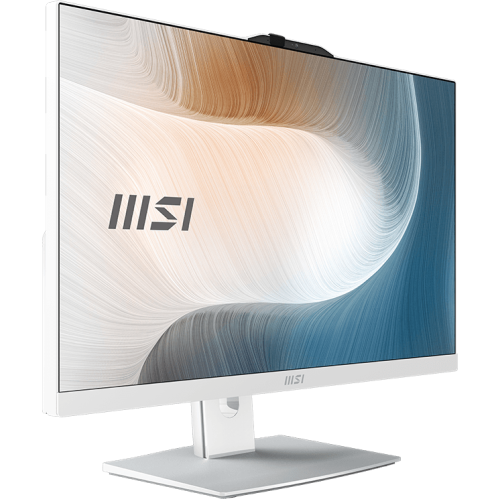 Моноблок MSI Modern AM242P 1M-1020XRU (9S6-AE0722-1020) 23.8" Full HD Core 7 150U (1.8) 16Gb SSD512Gb Graphics noOS GbitEth WiFi 120W клав. мышь белый
