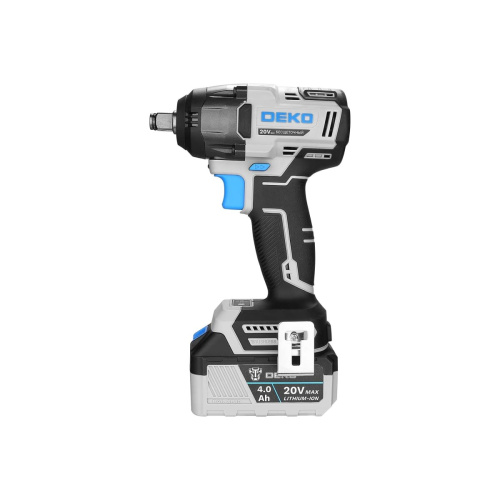 Гайковерт аккумуляторный бесщеточный DEKO DKIS, 20В 063-4432 с АКБ и ЗУ