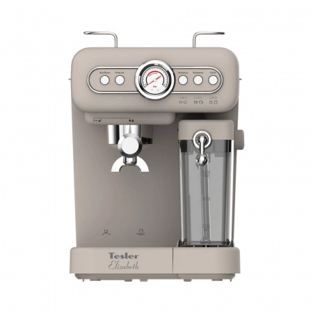 Кофеварка Tesler Ecm-250 Sand Grey