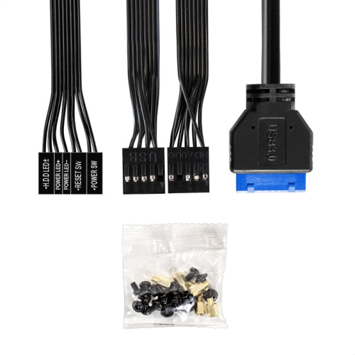 Корпус ExeGate BAA-403U EX298163RUS Minitower (mATX, без БП, 2*USB+1*USB3.0, HD Audio, черный)