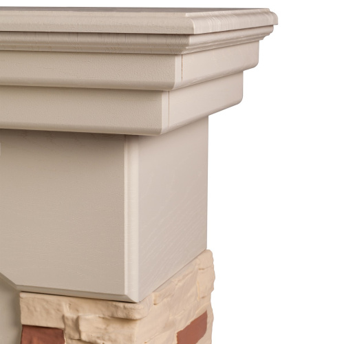 Электрокамин RealFlame Neapolis WT айвори с очагом 3D Olympic