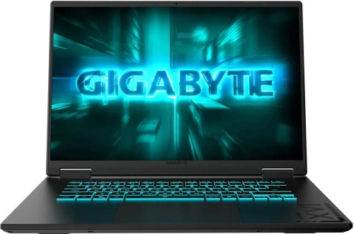 Ноутбук игровой Gigabyte GAMING A16 GA6H 16", 2025, IPS, Intel Core i5 13420H 2.1ГГц, 8-ядерный, 16ГБ DDR5, 512ГБ SSD, NVIDIA GeForce RTX 5050 для ноутбуков - 8 ГБ, FreeDOS, черный [cthh3kz893sd]