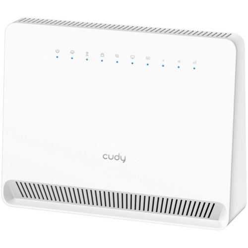 Модем CUDY N300 (LT400V) Wi-Fi 4G LTE-Cat4 VoLTE Router, build-in 4G LTE modem, 4 10/100M RJ45, 1 RJ11 Port, VoLTE, NanoSIM Slot, 300Mbps at 2.4GHz