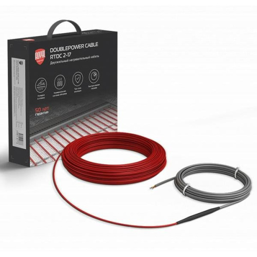 Комплект теплого пола Royal Thermo Doublepower Cable RTDC 2-17-400 с терморегулятором RTI-16