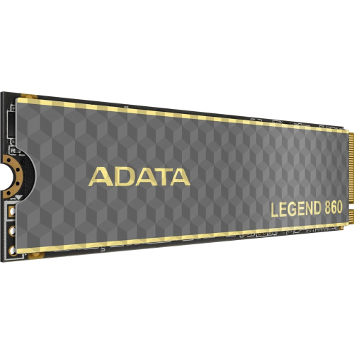 SSD A-DATA Legend 860 (SLEG-860-1000GCS) 1.0TB M.2 (PCI-E 4.0 x4, up to 6000/4000Mbs, 3D NAND, 320TBW, NVMe 1.4, 22x80mm)
