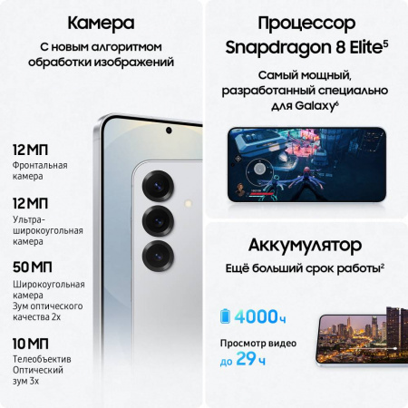 Смартфон Samsung Galaxy S25 12/256 Гб 5G Голубой