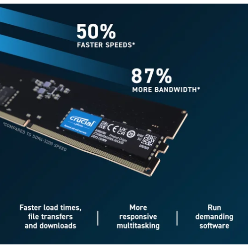 ОЗУ Crucial CT32G56C46U5 32GB U-DIMM DDR5, 5600МГц