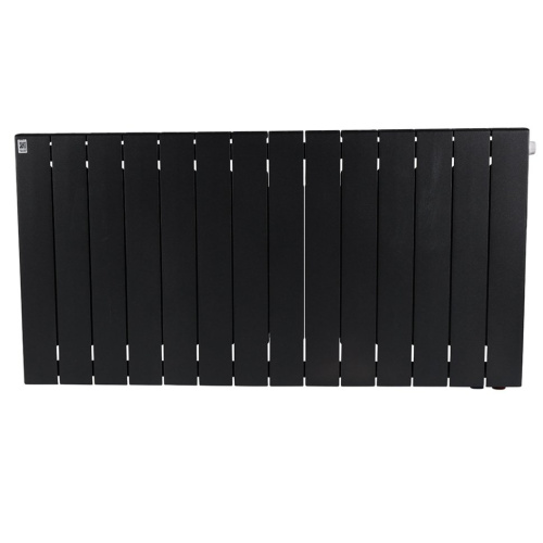 Биметаллический радиатор отопления Rifar Supremo Ventil SVR 500 14 секций нижнее правое подключение антрацит