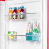 Холодильник с морозильником MAUNFELD MFF186NFRR красный