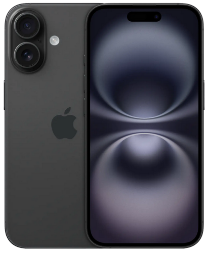 Смартфон Apple Iphone 16 128Gb Esim + Sim Черный