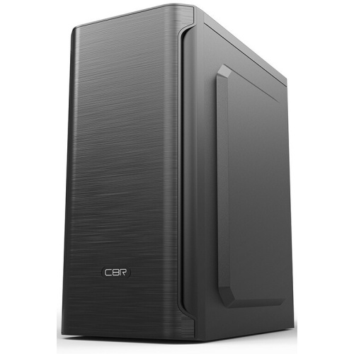 Корпус CBR PCC-MATX-MX10-450W2 mATX Minitower MX10, c БП PSU-ATX450-08EC (450W/80mm), 2*USB 2.0, HD Audio+Mic, Black