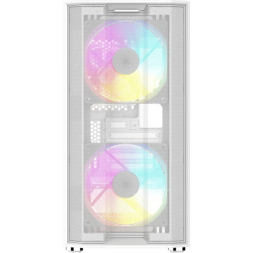 Корпус SAMA S30 White (S30-WHMPA3X1-GL), без БП, Midi-Tower, TG, 2x140mm + 1x120mm ARGB, 1xUSB 3.0 3.1 Type-C, mATX, mITX