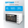 Мини-печь OPTIMA MO-48WF белый