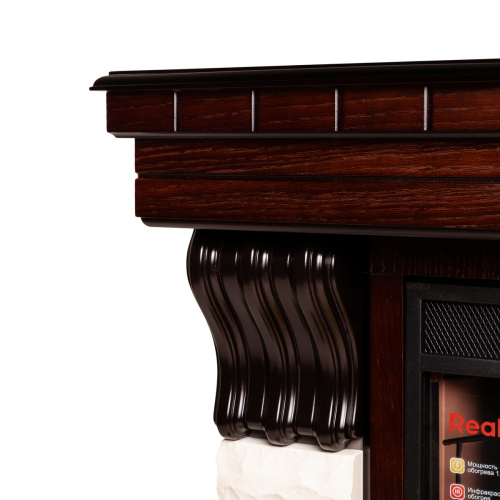 Электрокамин RealFlame Country 26 AO античный дуб с очагом Moonblaze