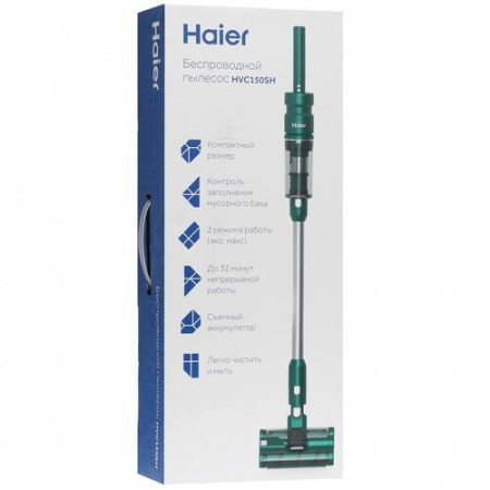 Пылесос  вертикальный  Haier HVC150SH  зеленый