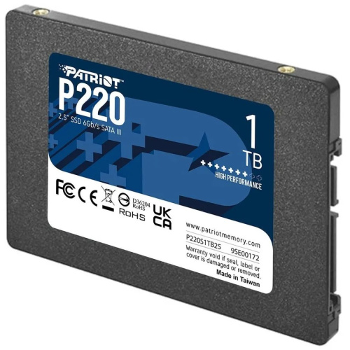 SSD Patriot P220 (P220S1TB25) SATA III 1Tb 2.5"