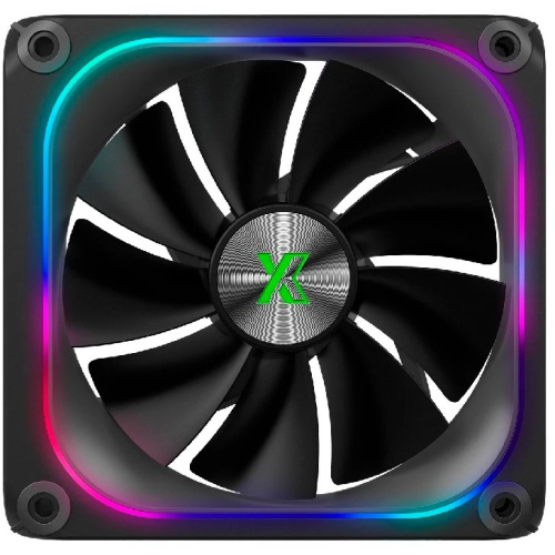 Комплект вентиляторов (3шт) XASTRA FZ120B ARGB triple pack 120x120x28мм (PWM, FDB,ARGB, Matrix screen,контроллер, Daisy-chain соединение ,0-2000 rp)