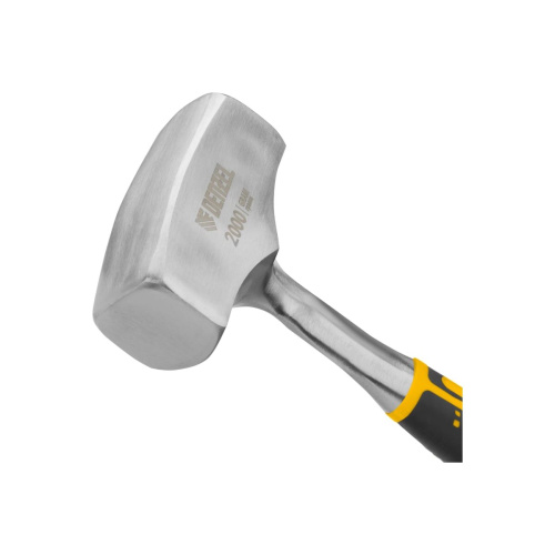 Кувалда Denzel 11013 2кг, цельнометаллическая, двухкомпонентная рукоятка