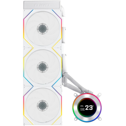 СВО Lian Li HydroShift II LCD-C 360TL (GHS2LCD36TW White) (G89.GHS2LCD36TW.R0) / 3x120mm ARGB PWM Fans