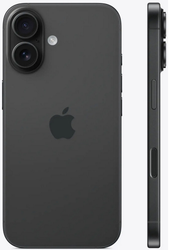 Смартфон Apple Iphone 16 128Gb Esim + Sim Черный
