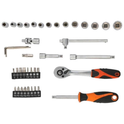 Набор инструмента Kendo 90562 1/4" с трещоткой 42 предмета