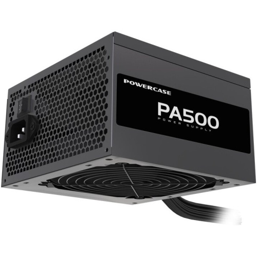 Блок питания Powercase PA500 (PA-500SI) (ATX 2.31, 500W, APFC, 120mm Fan)