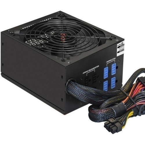 Блок питания ExeGate 750PPX EX292336RUS-S 750W (ATX, APFC, SC, КПД 80 (80 Plus), 14cm fan, 24pin, 2x(4+4)pin, 6xPCI-E, 8xSATA, 4xIDE, RTL, black)
