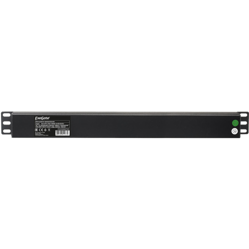 Блок розеток ExeGate ServerPro PDU-19H602 Al-6S-EU2CU (EX280827RUS) 19", 1U, Алюминий, 6 Schuko, кабель с евровилкой VDE-250V-16A-3*1.5mm2, медь