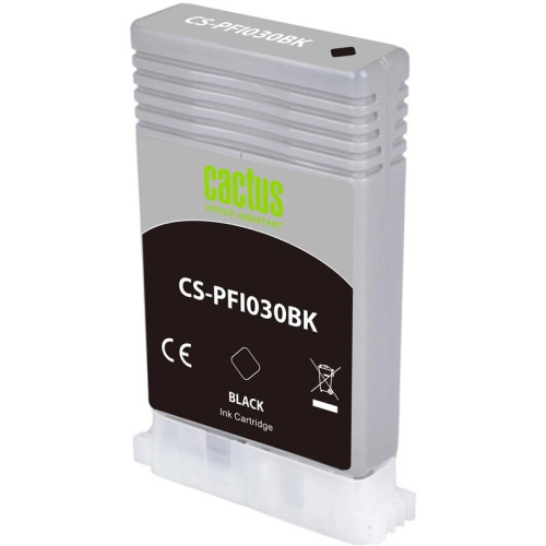 Картридж струйный Cactus CS-PFI030BK PFI-030BK черный пигментный 55мл для Canon imagePrograf TA-20/30