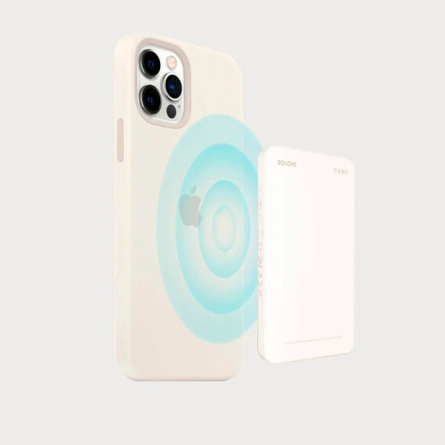 Power bank SOLOVE 10000mAh W12 Pro White RUS