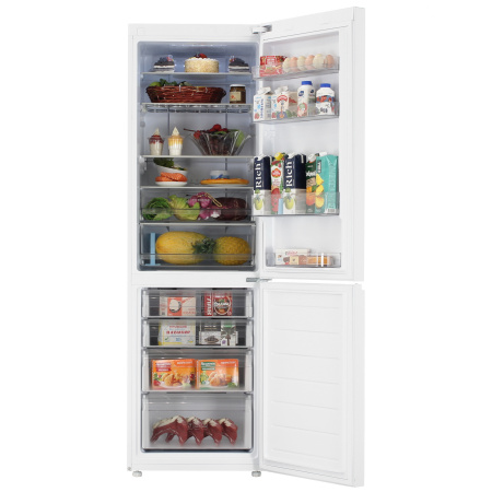Холодильник с морозильником Haier C2F636CWFDU1 белый