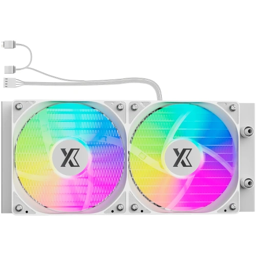 СВО XASTRA LP240 ARGB WH LGA1851/1700/1200/115X/AM5/AM4 (2x120, ARFB fan and PUMP, TDP 265W, white) RET