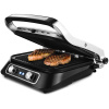 Гриль Kitfort KT-1652 2.1кВт серебристый/черный