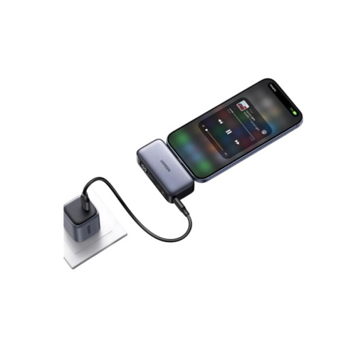 Внешний аккумулятор UGREEN PB503 (35338) 5000mAh Mini USB-C PD 20W Gray