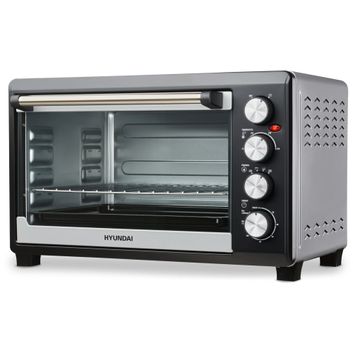 Мини-печь Hyundai MIO-HY075 серебристый/черный