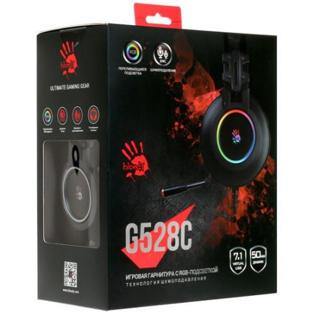 Проводные наушники A4Tech Bloody G528C черный