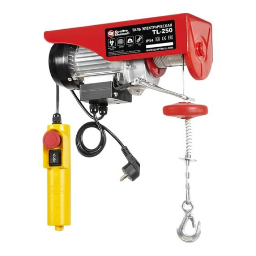 Таль электрическая Quattro Elementi TL-250 (793-688) блок полиспаст в компл