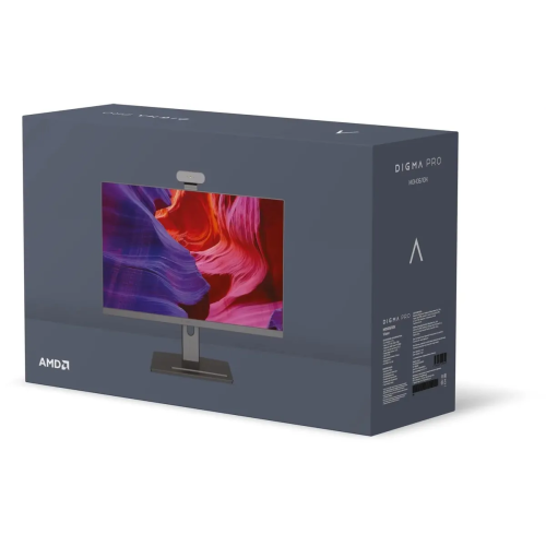 Моноблок Digma Pro Vision (DM23P5-ADXW01) 23.8" Full HD i5 12450H (1.7) 16Gb SSD512Gb UHDG CR Windows 11 Pro Eth WiFi BT 90W клав. мышь черный