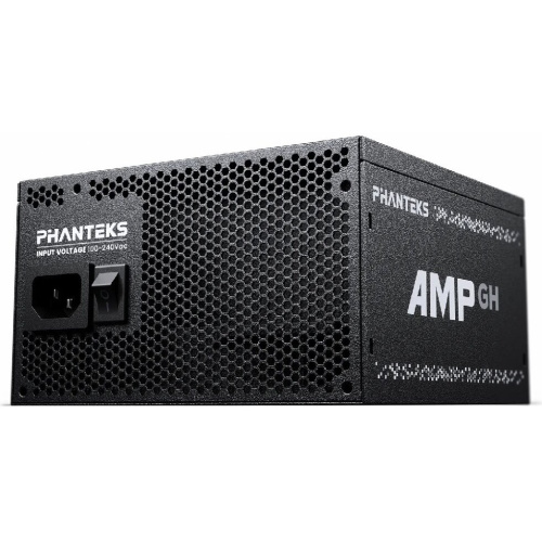 Блок питания PHANTEKS AMP GH 1000W (PH-P1000RT_BK01) (80 Plus Gold, ATX 3.1, PCIe 5.1, APFC, 120mm Fan, Fully Modular, Black)