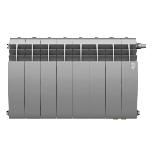 Биметаллический радиатор отопления Royal Thermo BiLiner 350 Silver Satin VR80 8 секций