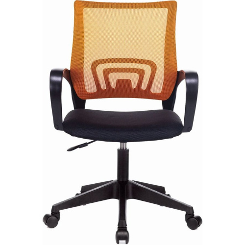 Кресло Бюрократ CH-695NLT/OR/TW-11 оранжевый TW-38-3 сиденье черный TW-11 сетка/ткань крестов. пластик