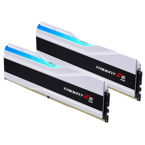 ОЗУ G.SKILL Trident Z5 RGB 64GB (F5-6400J3239G32GX2-TZ5RW) (2x32GB) DDR5 6400MHz CL32 (32-39-39-102) 1.4V / White