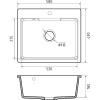 Мойка для кухни GRANFEST Urban 658 серый